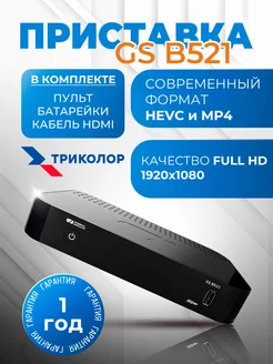 Спутниковый приемник двухтюнерный (GS B521) Триколор 444748674 купить за 5 847 ₽ в интернет‑магазине Wildberries