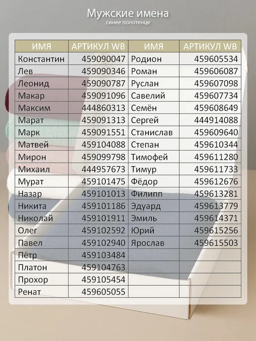 LU Полотенце Андрей 70х140 подарок именная вышивка с короной, 70x140, фото 7