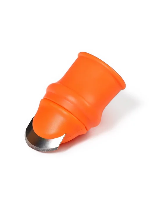 Greengo 3 набора напальчников с лезвием для сбора урожая оранжевый, оранжевый, фото 2