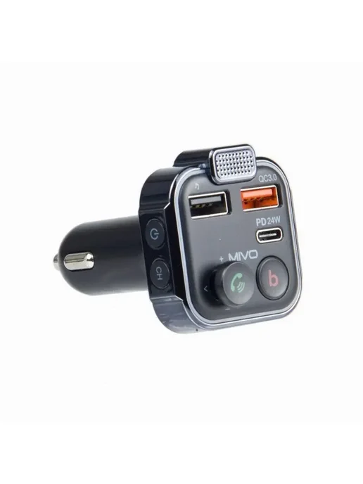 Eplutus Автомобильный мини-адаптер с Bluetooth Mivo MF-02, вариант, фото 4
