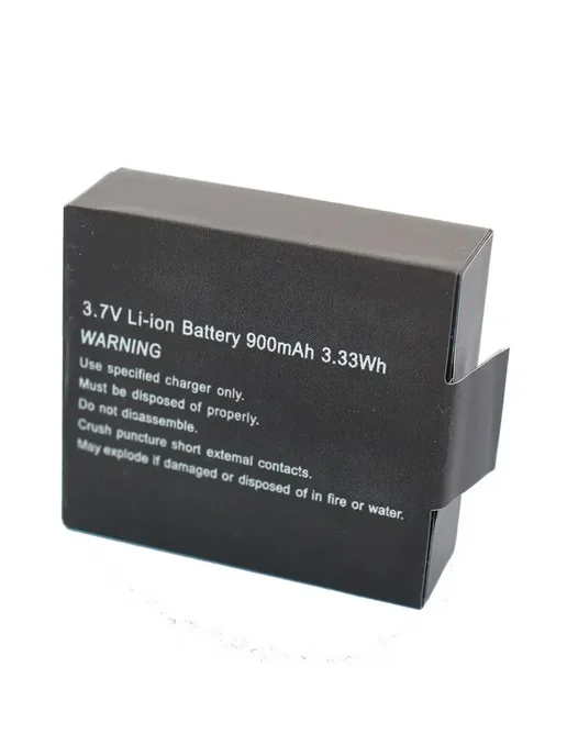 XPX Аккумулятор S009 для экшн камер Li-ion 900 mAh 3.33Wh 3.7V, 900 мАч, фото 6