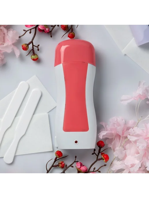 Luazon Home Компактный воскоплав для эффективного удаления волос, розовый