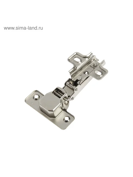 со скидкой Мебельная накладная петля 32x40 алюминий 6 штук 90 градус, 32x40, фото 2