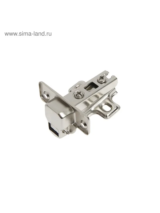 со скидкой Мебельная накладная петля 32x40 алюминий 6 штук 90 градус, 32x40, фото 3