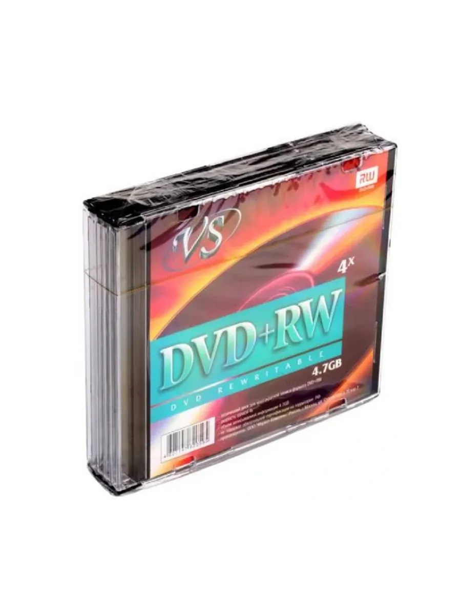 Оптический диск DVD+RW VSDVDPRWSL501 DVD+RW