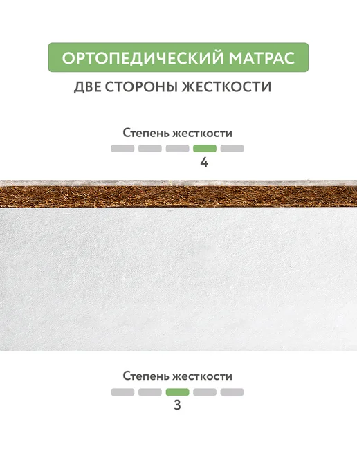 Plitex Матрас 120х60 детский в кроватку Bamboo Fibre, 120x60, фото 2