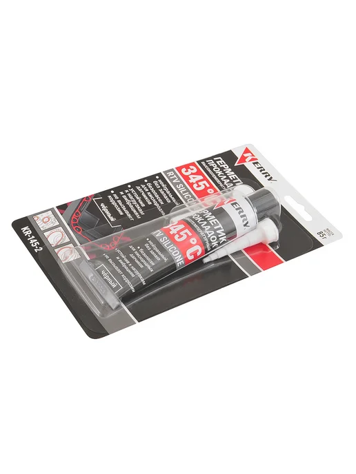 KERRY Герметик формиров прокладок RTV SILICONE черный 85 гр, 85 г, фото 3