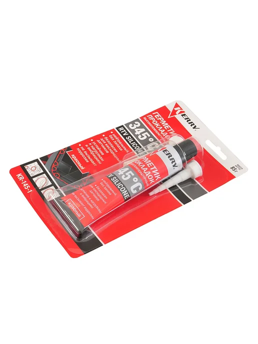 KERRY Герметик формиров прокладок RTV SILICONE красный 85 гр, 85 г, фото 3