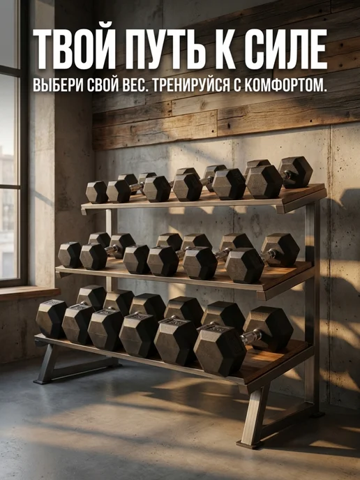 ONYXFIT Гантель гексагональная обрезиненная 20 кг, 20 кг, фото 7