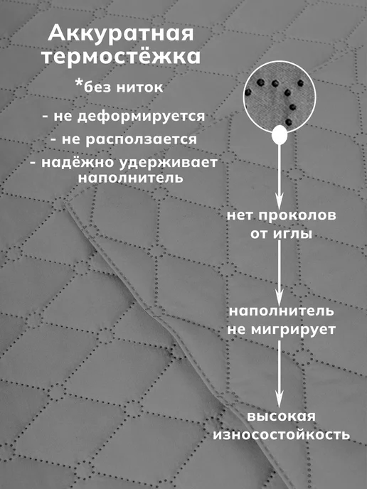 Алиса by Goldtex Покрывало на кровать 160х200 стеганое, 160x200, фото 8