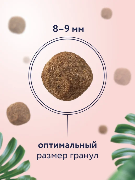 Сухой корм Florida. Кошек Черникой для собак, лосось, 1,5 кг, фото 4