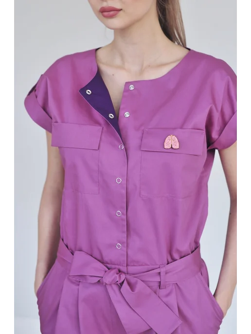 Eywa Medical Fashion Комбинезон медицинский, розовый, фото 2