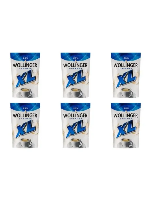 WOLLINGER Сливки сухие, 6 шт по 175 грамм, 6 шт