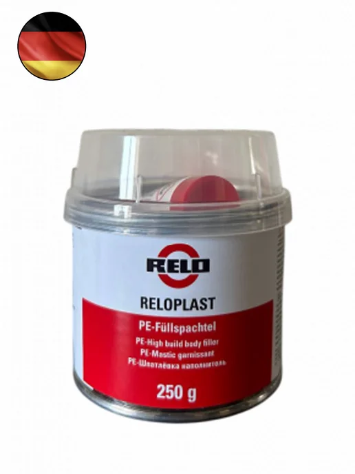 RELO Шпатлёвка высокоструктурированная PE-Füllspachtel 0.25 кг, 250 г