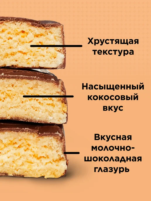 Cybermass Протеиновые батончики без сахара Protein Bar, набор 15шт, 15 шт, фото 2