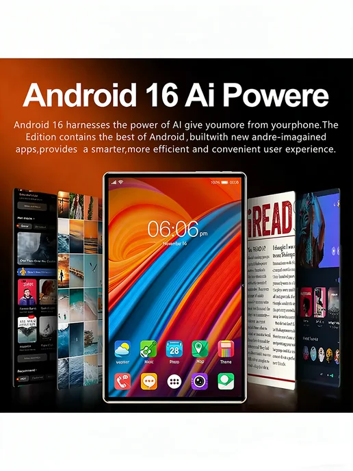 Планшет i-Pad Pro клавиатурой и стилусом 16+1024Гб, 5 г, фото 8