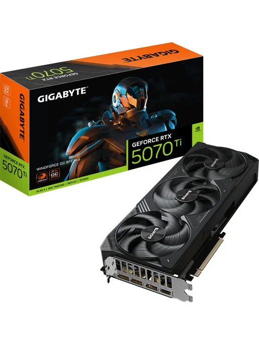 Gigabyte Видеокарта NVIDIA GeForce RTX 5070 Ti Eagle OC SFF 16 ГБ GV-…, 16 г, 16 ГБ, фото 3