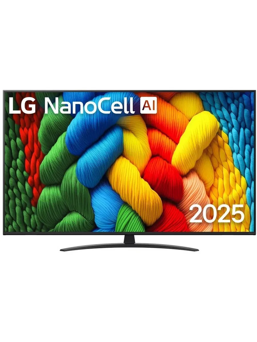 LG Телевизор 65" 65NANO81A6A.ARUG, черный