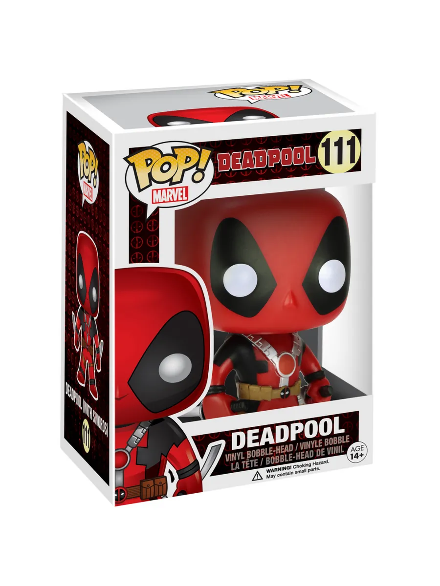 Фигурка Funko POP! Bobble Marvel Deadpool Two Swords (111) Фигурка Funko POP! Bobble Marvel Deadpool Two Swords (111)
