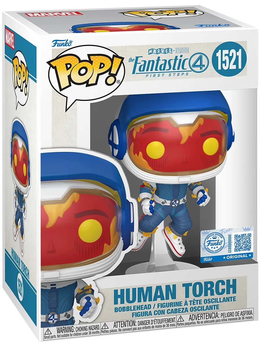 Фигурка Funko POP! Bobble Marvel Fantastic Four Human Torch