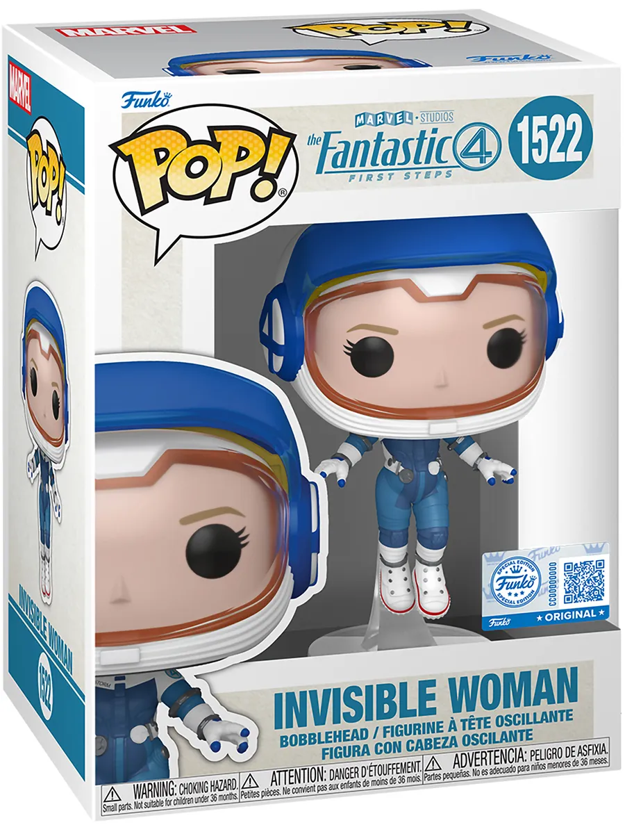 Фигурка Funko POP! Bobble Fantastic Four Invisible Woman