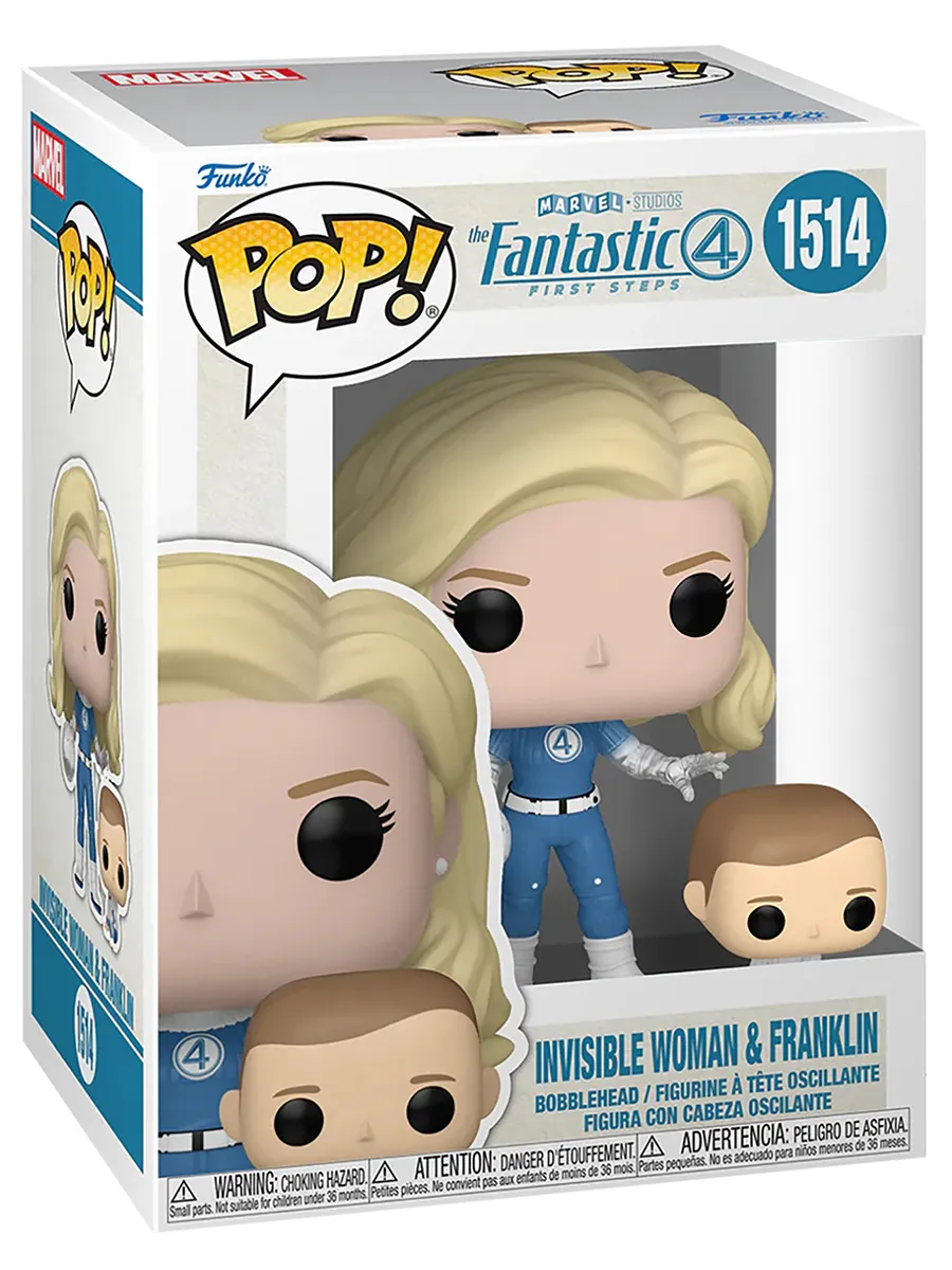 Фигурка POP Bobble Fantastic Four Invisible Woman & Franklin Фигурка POP Bobble Fantastic Four Invisible Woman & Franklin