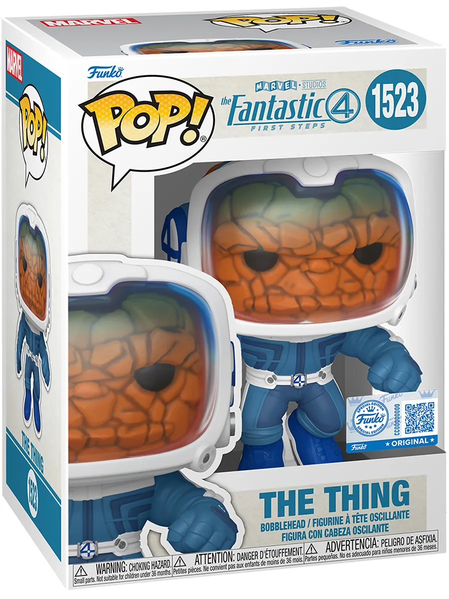 Фигурка Funko POP! Bobble Fantastic Four The Thing (Exc)