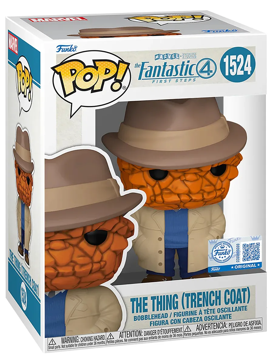 Фигурка POP Bobble Fantastic Four The Thing Trench Coat Фигурка POP Bobble Fantastic Four The Thing Trench Coat