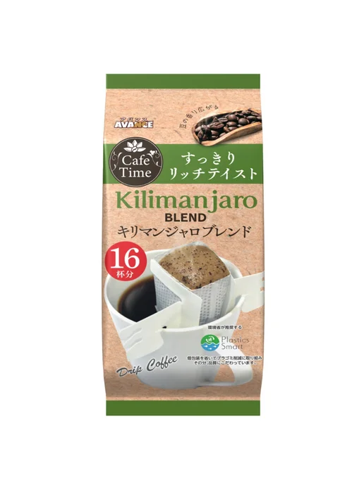 Avance Кофе молотый Kilimanjaro Blend 16 дрип-пакетов, 2 шт, фото 2