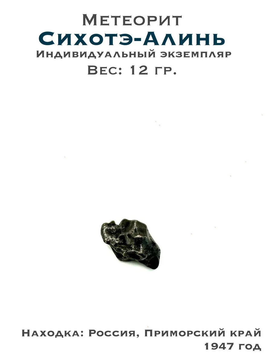 Коллекционный метеорит Сихотэ-Алинь