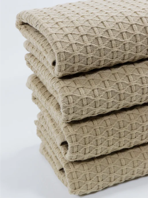 Cotton Care Полотенце кухонное вафельное набор 4 штук 30х50, 30x50, фото 2