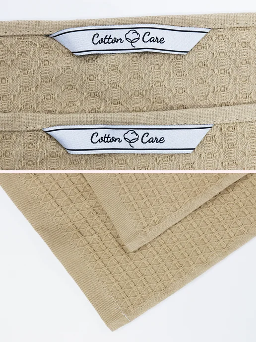 Cotton Care Полотенце кухонное вафельное набор 4 штук 30х50, 30x50, фото 3