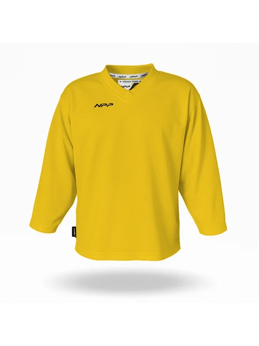 NPP HOCKEY Свитер джерси хоккейный тренировочный BASIC, желтый, фото 3