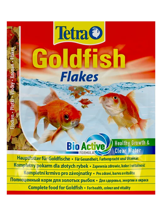 TETRA Корм в хлопьях для всех видов золотых рыбок 12 г (sachet), 12 г, фото 2