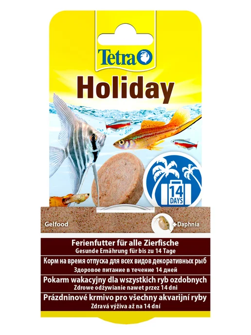 TETRA Корм для рыб "отпуск 14 дней", твердый гель 30 г, 30 г