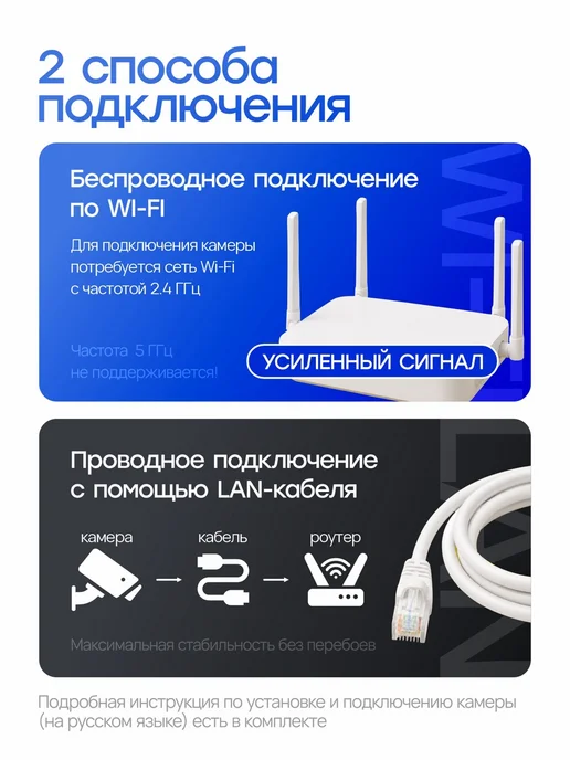 VisionPro Уличная камера видеонаблюдения Wi-Fi через телефон со звуком, белый, фото 8