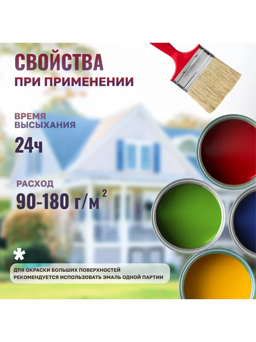 ВИТеко Эмаль ПФ 115 по металлу и дереву Царицынские краски 0.8 кг, 800 г, фото 3