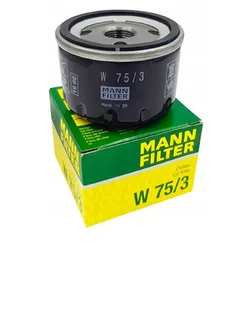 Фильтр масляный Рено Ниссан MANN FILTER W75 3 445798822 купить за 451 ₽ в интернет‑магазине Wildberries