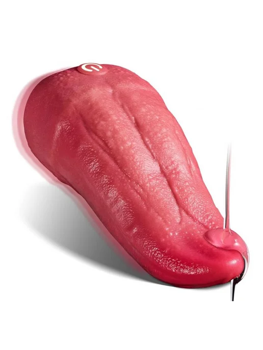 SexToys Вибратор язык для куни с нагревом реалистичный, розовый, фото 4