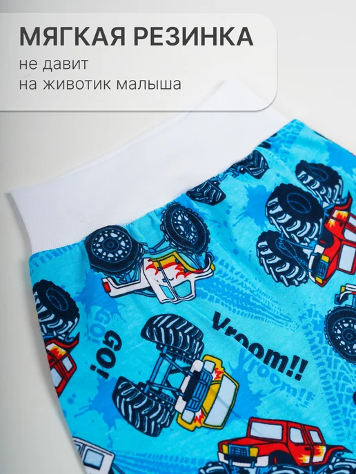 Глайн Ползунки для новорожденных набор, синий, фото 4
