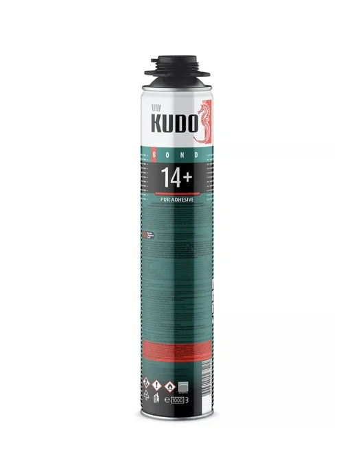 KUDO Монтажный клей-пена 14+ для теплоизоляции 1 шт, 4 шт, фото 3