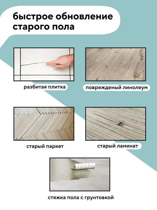 Conflate Плитка самоклеящаяся для пола и стен, голубой, фото 6
