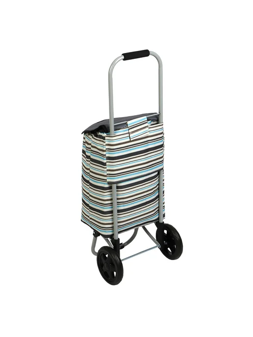 Vetta Тележка + сумка до 30кг, 27х32х88см, 23литра, брезент, 27x32x88 см, 30 кг, фото 4