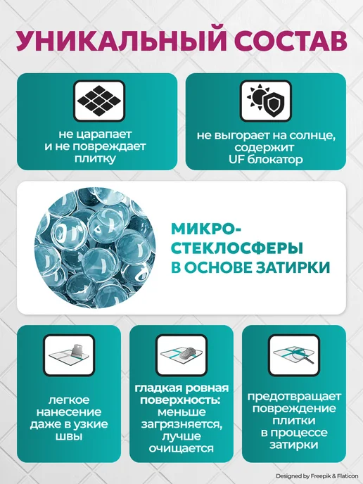 UNIS Эпоксидная затирка для плитки двухкомпонентная U-90 С004, серый, фото 4