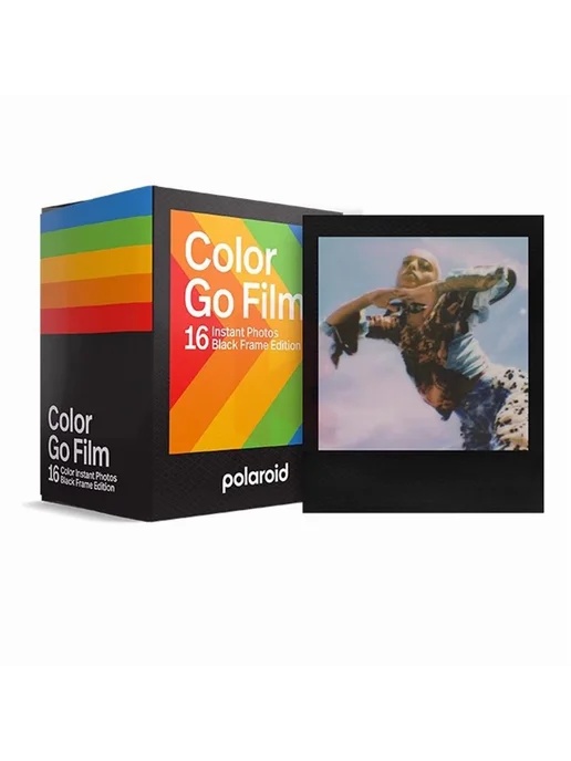 Кассета Polaroid Color GO Film 16 кадров черная рамка, черный, фото 2