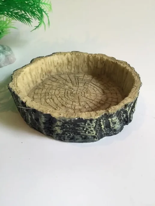 Кормушка поилка для рептилий для террариума клетки аквариума, черный, фото 2