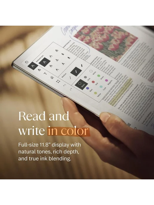 reMarkable Графический планшет Paper Pro 11.8 + Стилус Marker Plus, черный, фото 7