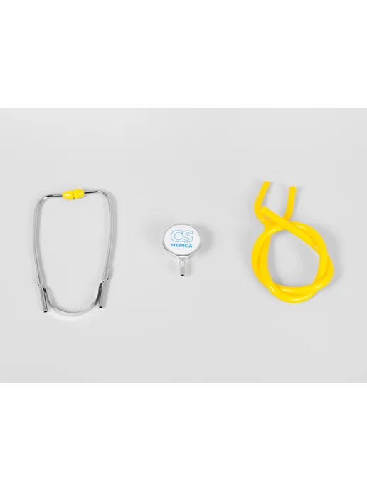 CS Medica Фонендоскоп Стетоскоп медицинский Фиолетовый CS-417, желтый, фото 3