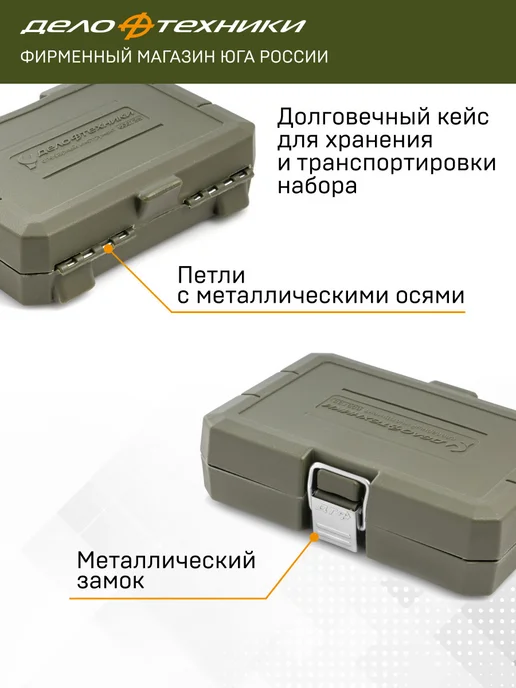 ДЕЛО ТЕХНИКИ Набор головок и принадлежностей 1 4", 35 пр, 600735, вариант, фото 8