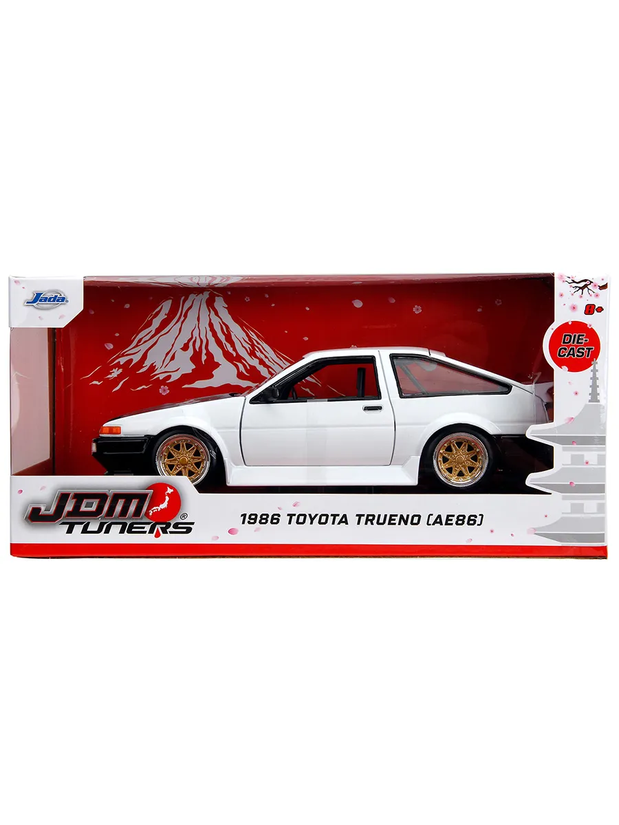 Модель Машинки 1:24 JDM Tuners 1986 Toyota Trueno AE86 35956
